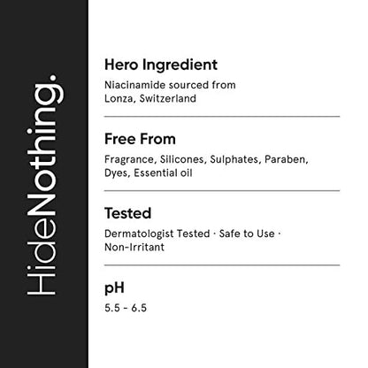 Minimalist Niacinamide 10% + 1% Zinc Face Serum | Reduces Pores, Acne Marks & Oil | Even Skin Tone | 30 ml