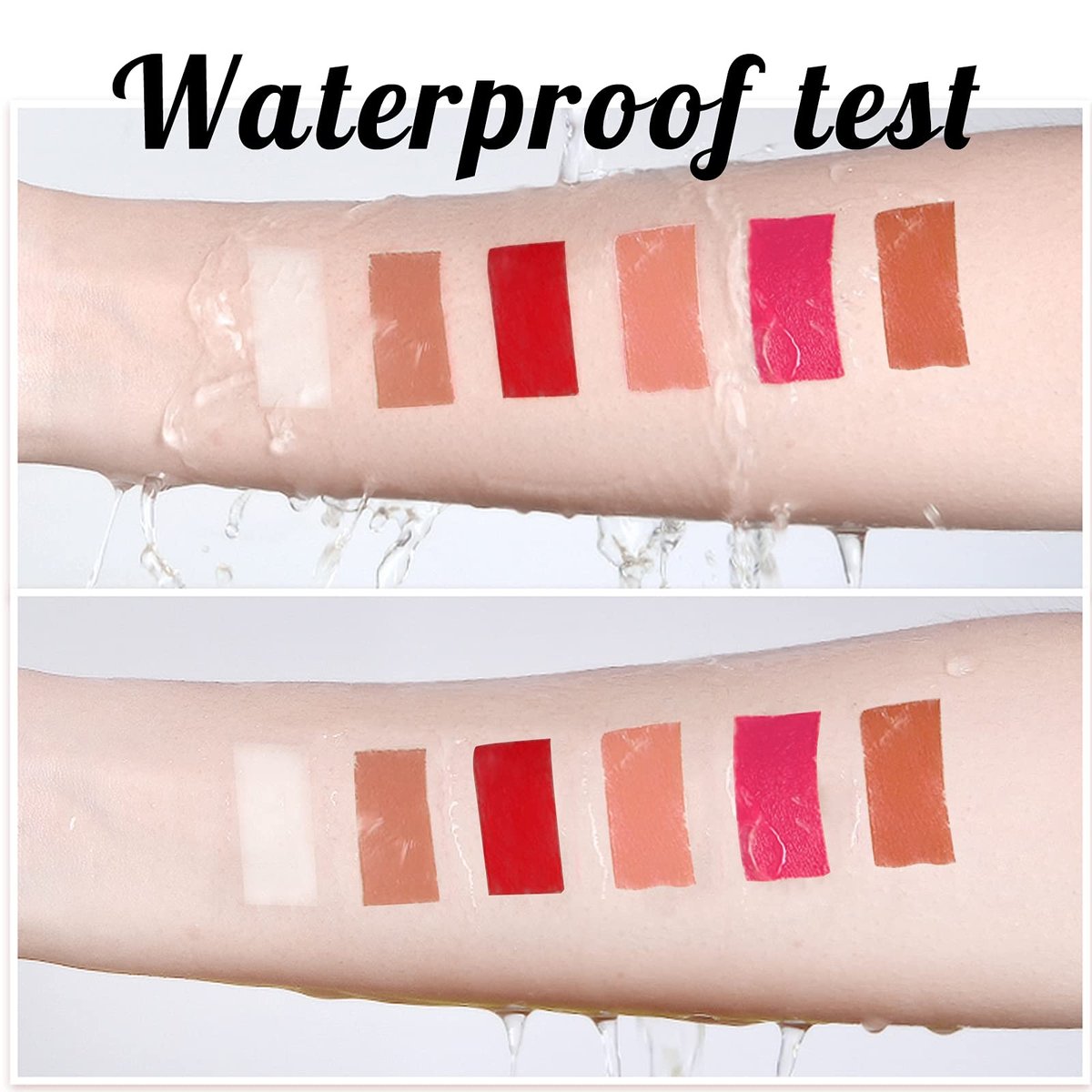 PARAMISS Lip Gloss Pigment Powder - 5 Nude Colors + White Pearl Shimmer, Cosmetic Grade Lip Dye for DIY Lip Gloss & Eyeshadow Avelisse
