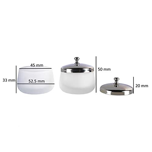 Matte Crystal Glass Nail Dappen Dish – Acrylic Liquid & Powder Container for Nail Art - görsel 4