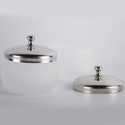 Matte Crystal Glass Nail Dappen Dish – Acrylic Liquid & Powder Container for Nail Art