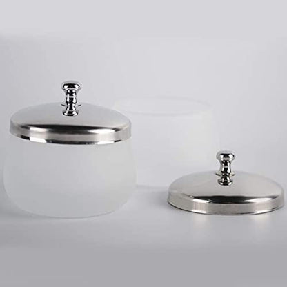 Matte Crystal Glass Nail Dappen Dish – Acrylic Liquid & Powder Container for Nail Art