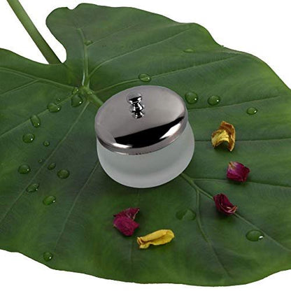 Matte Crystal Glass Nail Dappen Dish – Acrylic Liquid & Powder Container for Nail Art