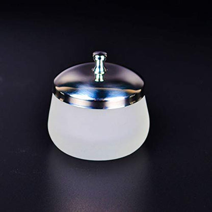 Matte Crystal Glass Nail Dappen Dish – Acrylic Liquid & Powder Container for Nail Art