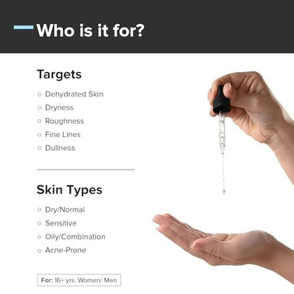 Minimalist Hyaluronic Acid + PGA 2% Face Serum - Multi-Depth Hydration for Plumper, Smoother Skin - 1 Fl Oz (30 ml) Avelisse