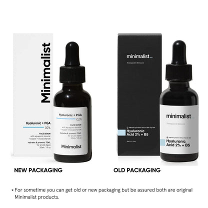 Minimalist Hyaluronic Acid + PGA 2% Face Serum - Multi-Depth Hydration for Plumper, Smoother Skin - 1 Fl Oz (30 ml) Avelisse