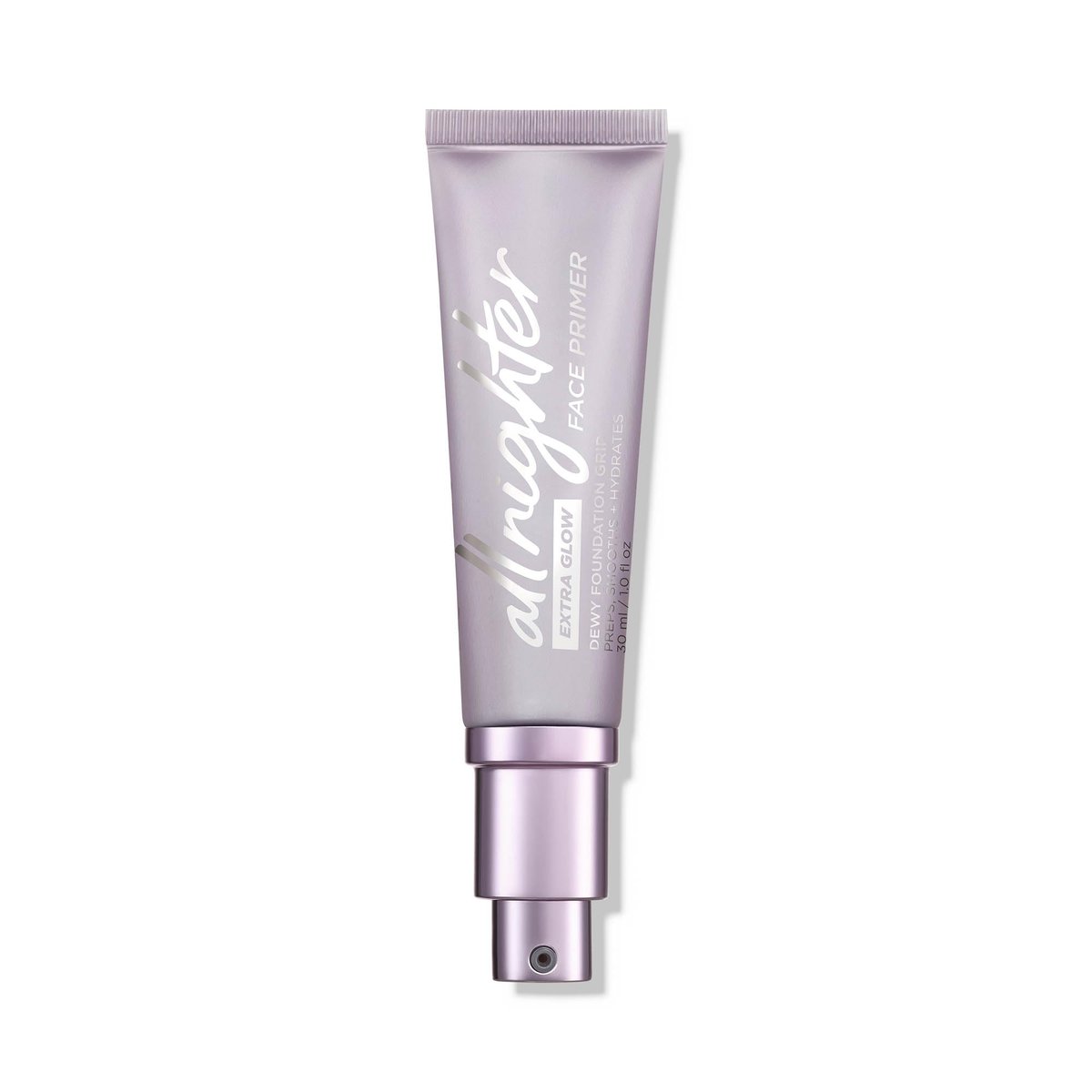 Urban Decay All Nighter Extra Glow Face Primer - Dewy Finish, Smoothing & Hydrating Base, Hyaluronic Acid & Agave Extract, Paraben-Free, 1 fl oz Avelisse