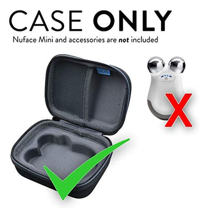 TUDIA EVA Compact Hard Travel Case for NuFACE Mini Facial Toning Device (Case Only)