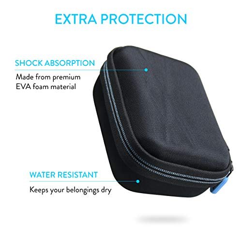 TUDIA EVA Compact Hard Travel Case for NuFACE Mini Facial Toning Device (Case Only) - görsel 6