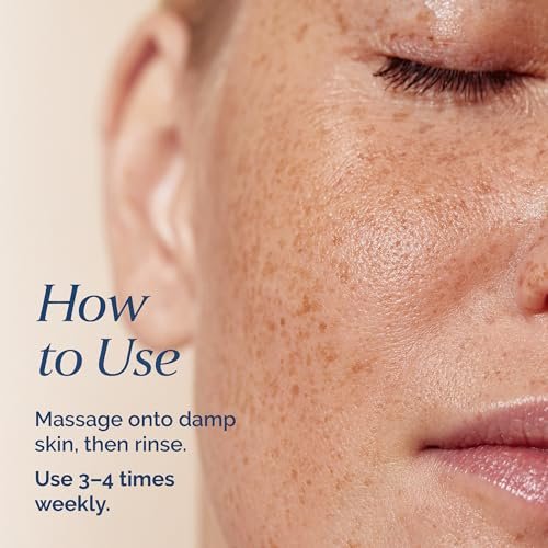 Exfoliating Face Scrub with Monoi Oil & Sea Kelp – Clarifying & Firming Facial Exfoliator – Vegan, Paraben-Free, 5.1 fl oz Avelisse