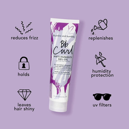 Bumble and bumble. Curl Anti-Humidity Gel-Oil – Anti Frizz, Adds Bounce, Shine & Moisture for Medium to Thick Coily, Curly Hair – With Jojoba, Avocado & Coconut Oil – 5 Fl Oz Avelisse