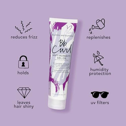 Bumble and bumble. Curl Anti-Humidity Gel-Oil – Anti Frizz, Adds Bounce, Shine & Moisture for Medium to Thick Coily, Curly Hair – With Jojoba, Avocado & Coconut Oil – 5 Fl Oz Avelisse