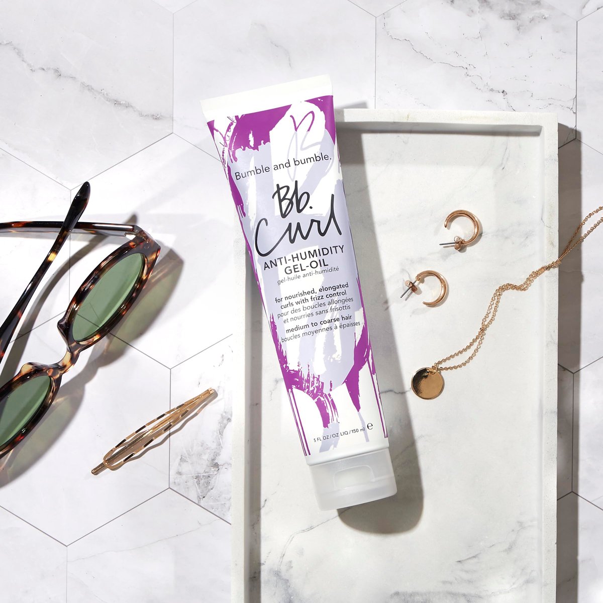 Bumble and bumble. Curl Anti-Humidity Gel-Oil – Anti Frizz, Adds Bounce, Shine & Moisture for Medium to Thick Coily, Curly Hair – With Jojoba, Avocado & Coconut Oil – 5 Fl Oz Avelisse
