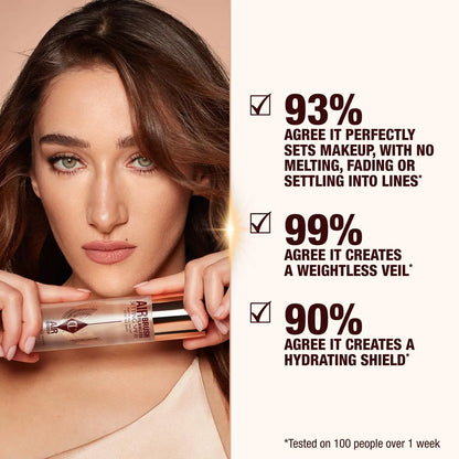 Charlotte Tilbury Airbrush Flawless Setting Spray - Ultra-Fine Hydrating Mist for 16-Hour Makeup Wear, Pore-Blurring & Skin-Soothing Avelisse