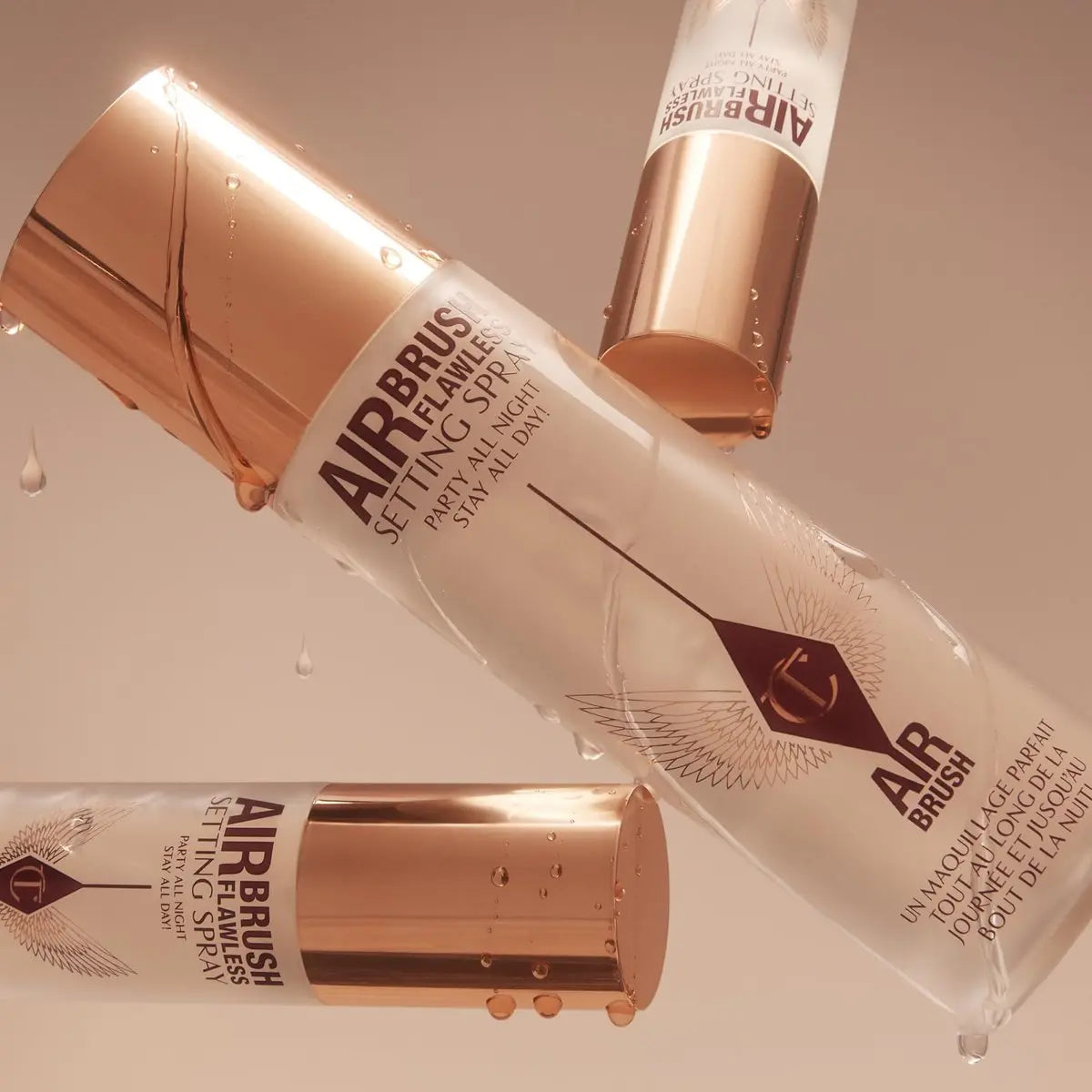 Charlotte Tilbury Airbrush Flawless Setting Spray - Ultra-Fine Hydrating Mist for 16-Hour Makeup Wear, Pore-Blurring & Skin-Soothing Avelisse