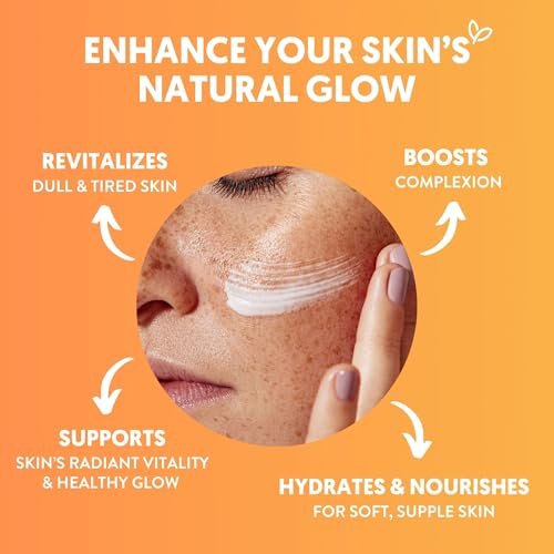 By Nature Vitamin C + Collagen Face Serum – Restore & Energize Tired Skin, Plumping Collagen, Turmeric, 3 fl oz - görsel 6