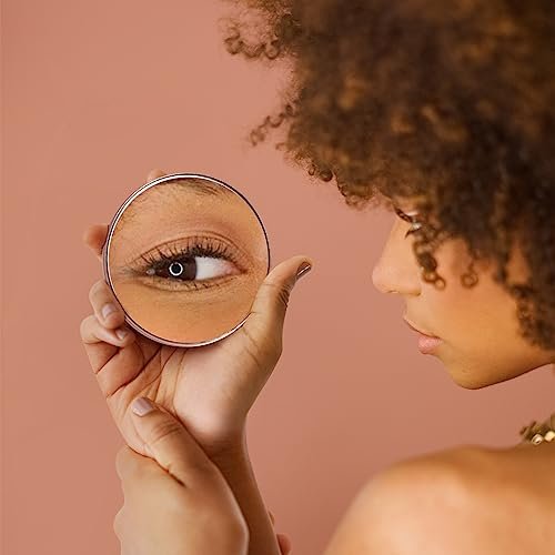 Fancii Lara Detachable 10X Magnifying Mirror - Magnetic Attachment, Obsidian Black Avelisse