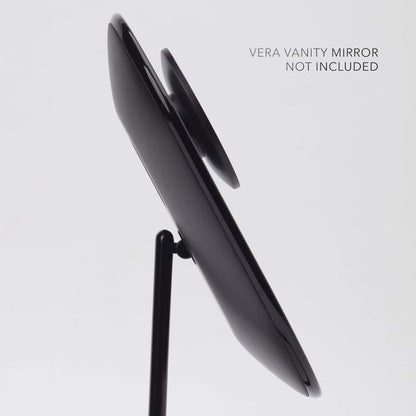 Fancii Lara Detachable 10X Magnifying Mirror - Magnetic Attachment, Obsidian Black Avelisse