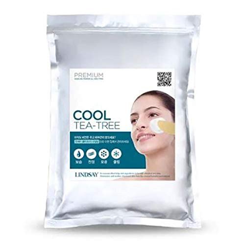 Lindsay Cool Tea Tree Modeling Mask Pack Powder 2.2lb (1kg) - Professional Pore Care & Soothing Face Mask Avelisse