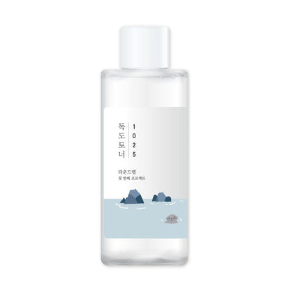 ROUND LAB Dokdo Toner - Hydrating Exfoliating Watery Toner for Glowing Skin (100ml)