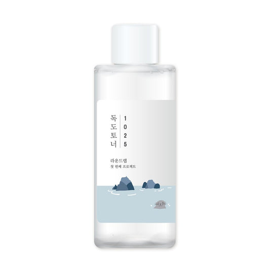 ROUND LAB Dokdo Toner - Hydrating Exfoliating Watery Toner for Glowing Skin (100ml)