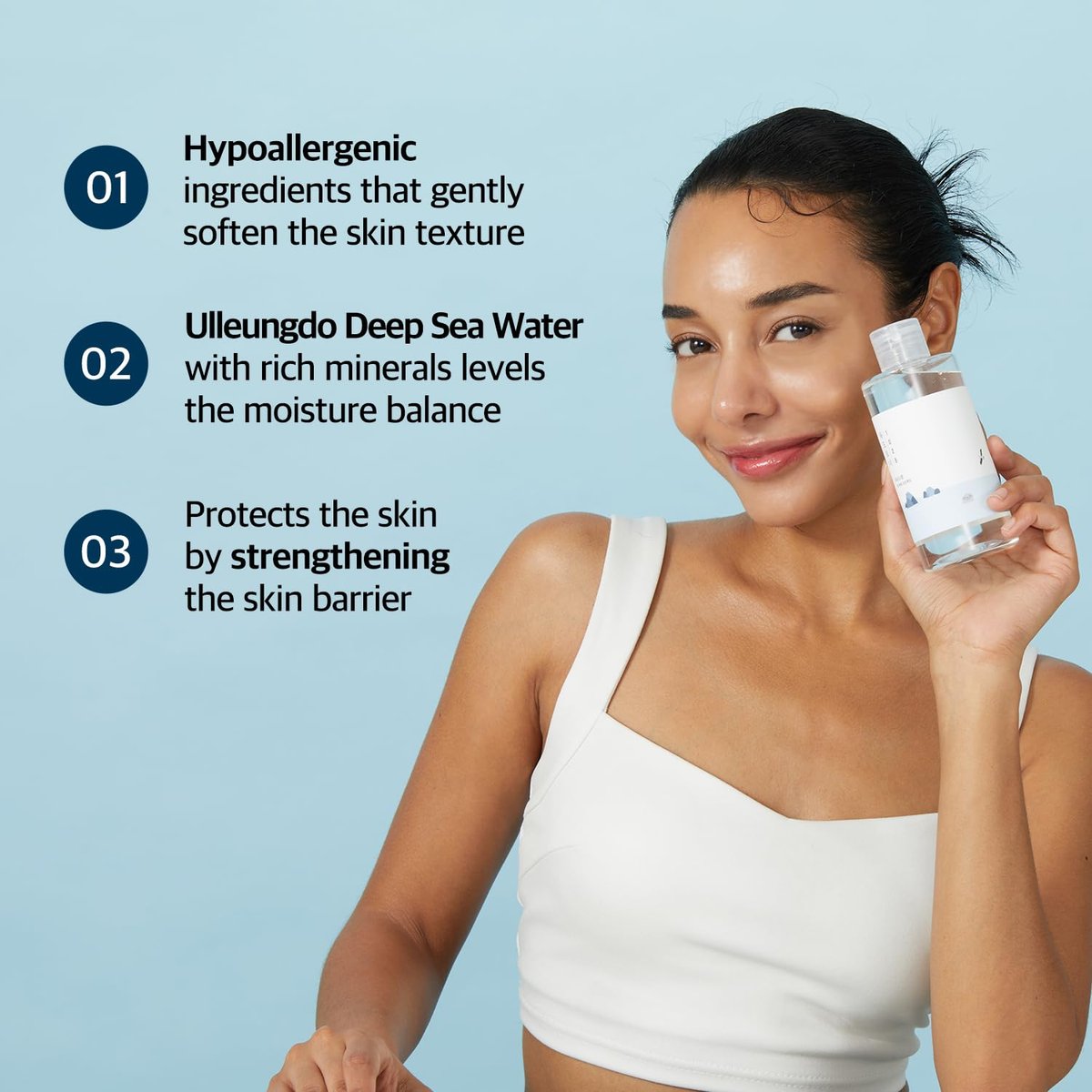 ROUND LAB Dokdo Toner - Hydrating Exfoliating Watery Toner for Glowing Skin (100ml) - görsel 13