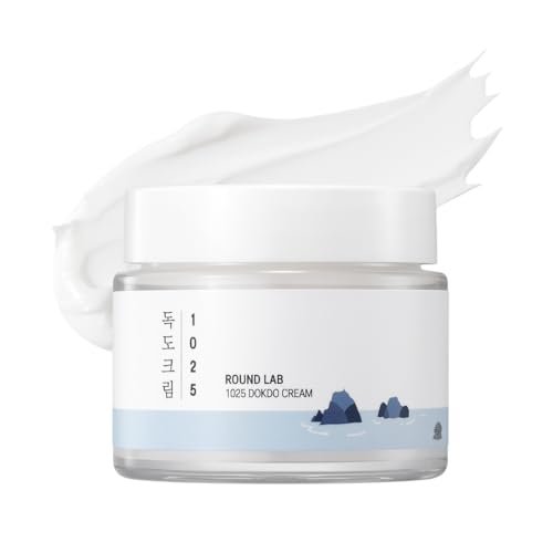 ROUND LAB 1025 Dokdo Cream - 48-Hour Deep Hydrating Face Moisturizer for Acne-Prone, Redness and Sensitive Skin with Ceramide, Skin Barrier Repair, Fragrance-Free, Korean Skin Care 2.71 Fl Oz - görsel 2