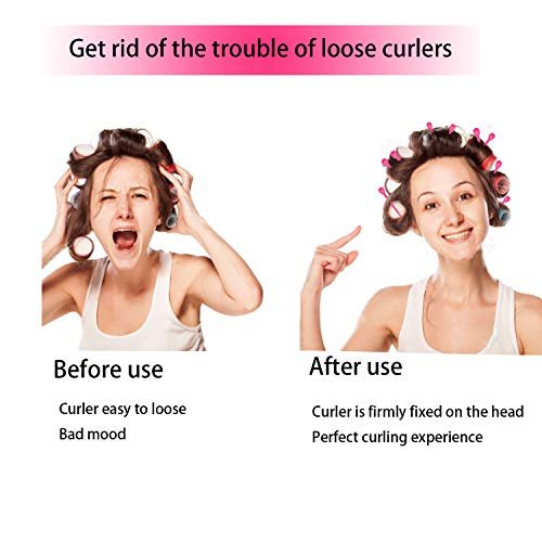240-Piece Plastic Hair Roller Set with Brush Picks for Curling Styling – White - görsel 8