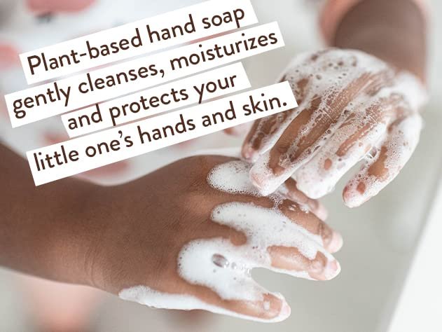 Babo Botanicals Sensitive Baby Fragrance-Free Foaming Hand Soap – Gentle Self-Foaming Wash with Manuka Oil, Shea Butter & Aloe Vera for Babies, Kids & Sensitive Skin – Vegan, 8 Fl Oz - görsel 3