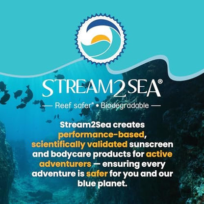 STREAM 2 SEA Soothing Aloe Vera Gel – Reef Safe, Paraben Free, All Natural After Sun & Underwater Sting Relief, 6 Fl Oz