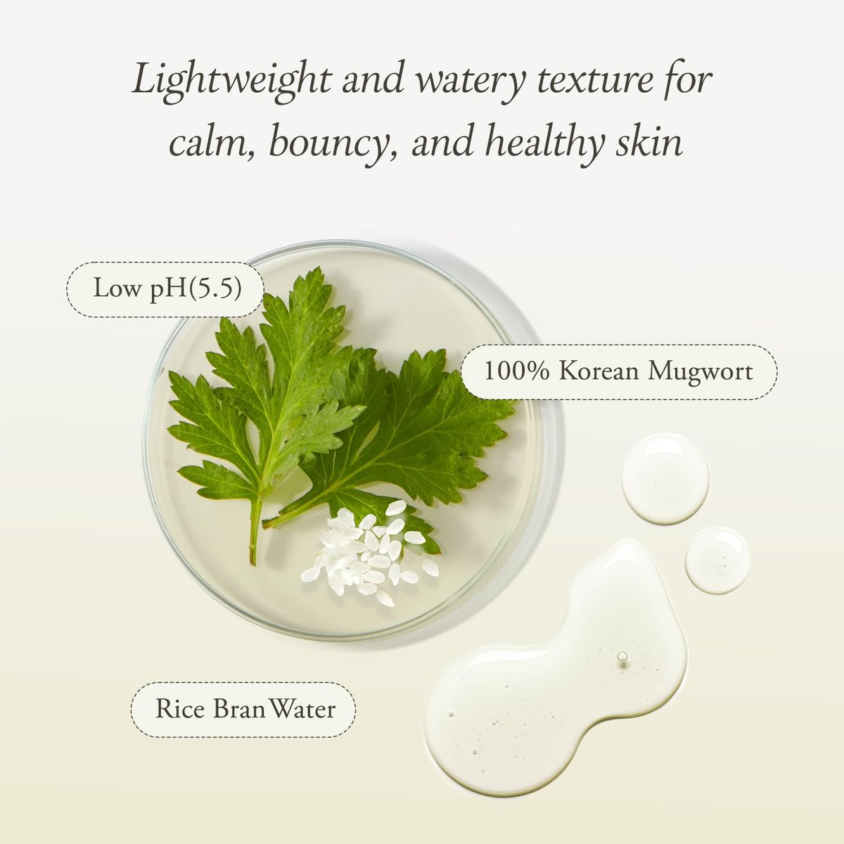 APRILSKIN Artemisia Korean Rice Toner – 100% Korean Mugwort Hydration Boost Facial Toner, Vegan, Cruelty Free, Low pH, No Sulfates or Artificial Fragrance, 6.76 oz Avelisse