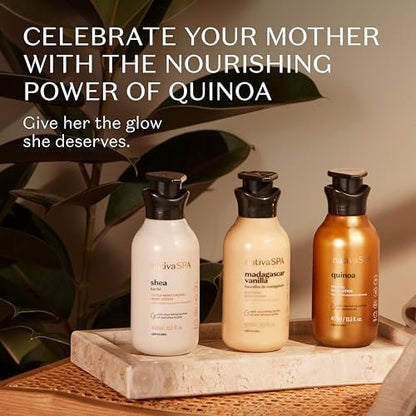 Nativa SPA by O Boticario Quinoa Hydrating Body Lotion - Fragranced Skin Moisturizer with Purified Quinoa Drops, 13.5 oz Avelisse