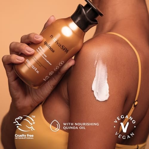 Nativa SPA by O Boticario Quinoa Hydrating Body Lotion - Fragranced Skin Moisturizer with Purified Quinoa Drops, 13.5 oz Avelisse
