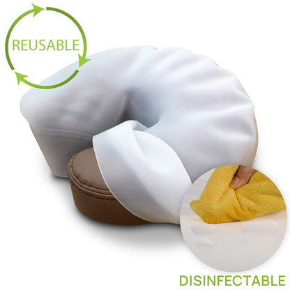 EarthLite Stretch Guard Silicone Face Cradle Cover – Clear, Durable & Hygienic Protection for Massage Tables
