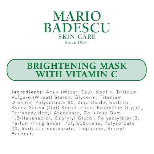 Mario Badescu Brightening Mask with Vitamin C - Face Mask for Brighter Skin & Unclogged Pores - görsel 12