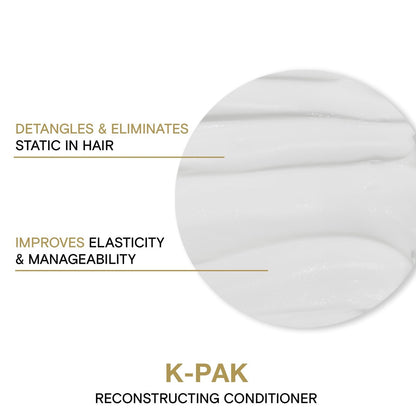 Joico K-PAK Daily Reconstructing Conditioner for Damaged Hair, 33.8 Fl Oz