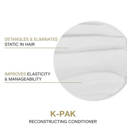Joico K-PAK Daily Reconstructing Conditioner for Damaged Hair, 33.8 Fl Oz