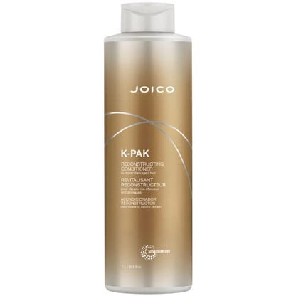 Joico K-PAK Daily Reconstructing Conditioner for Damaged Hair, 33.8 Fl Oz