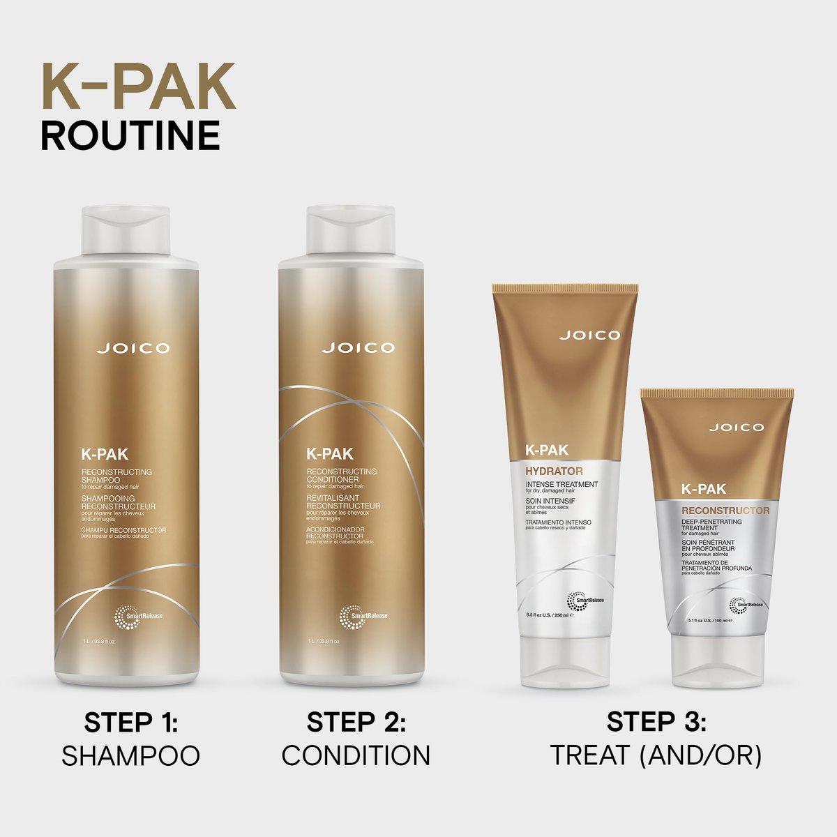 Joico K-PAK Daily Reconstructing Conditioner for Damaged Hair, 33.8 Fl Oz - görsel 11