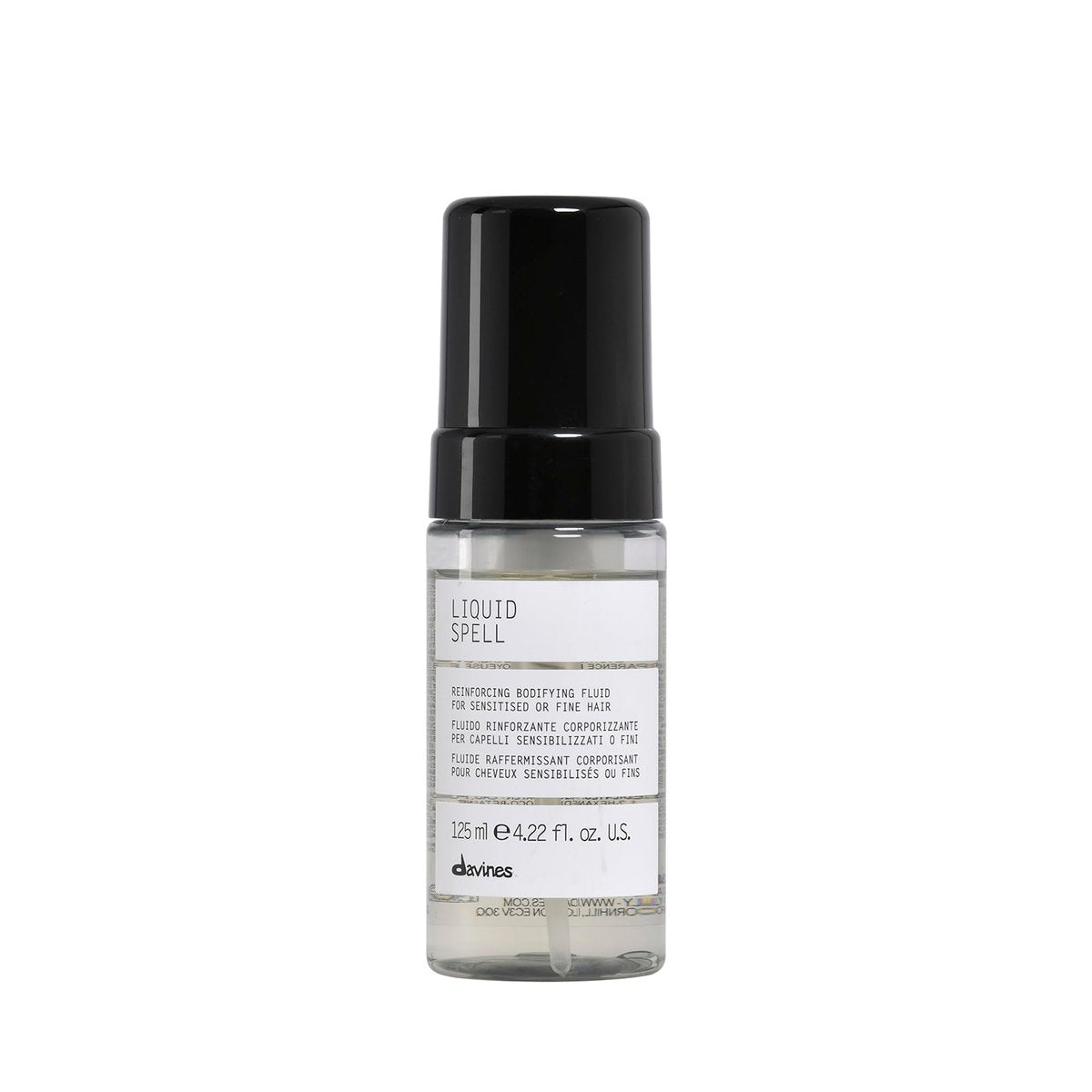 Davines Liquid Spell Reinforcing Bodifying Fluid - Weightless Volumizing Treatment for Fine or Sensitized Hair, 4.23 Fl Oz Avelisse