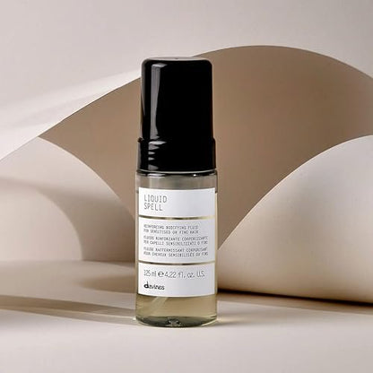 Davines Liquid Spell Reinforcing Bodifying Fluid - Weightless Volumizing Treatment for Fine or Sensitized Hair, 4.23 Fl Oz Avelisse
