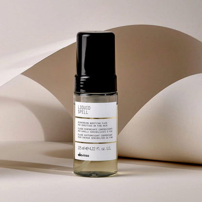 Davines Liquid Spell Reinforcing Bodifying Fluid - Weightless Volumizing Treatment for Fine or Sensitized Hair, 4.23 Fl Oz Avelisse