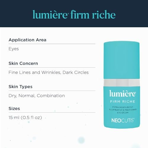 NEOCUTIS Lumiere Firm Riche Extra Moisturizing Illuminating & Tightening Eye Cream - 15 ML Avelisse