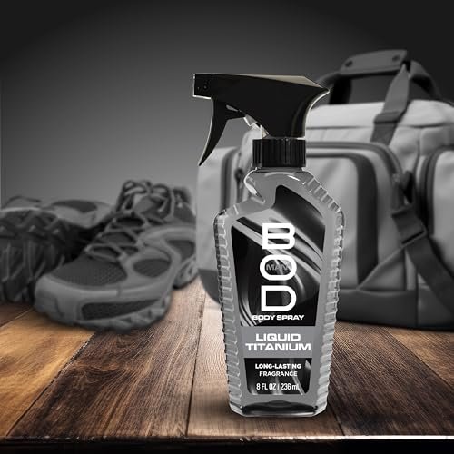 BOD Man Liquid Titanium Fragrance Body Spray for Men, 8 oz - görsel 10