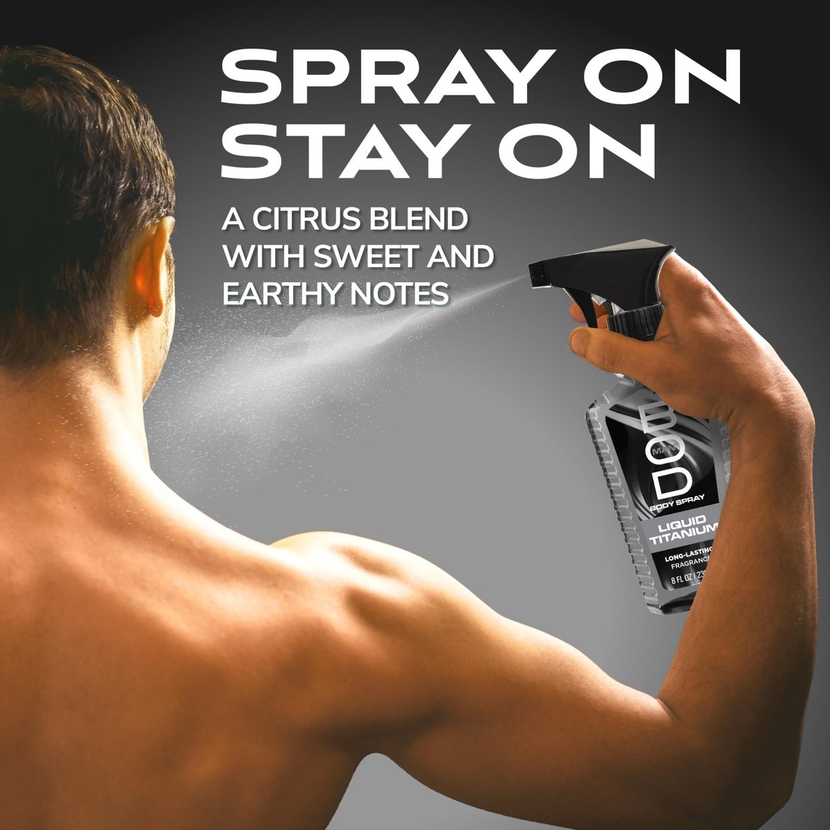 BOD Man Liquid Titanium Fragrance Body Spray for Men, 8 oz - görsel 11