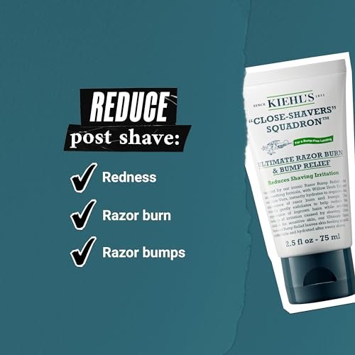 Kiehl's Ultimate Razor Burn & Bump Relief Nourishing After Shave Cream – 2.5 fl oz Avelisse
