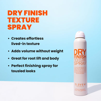 ELEVEN AUSTRALIA Dry Finish Texture Spray - Volumizing Finishing Spray for Women, Matte Finish for All Hair Types, Lightweight, Non-Greasy Formula - 5 oz Avelisse