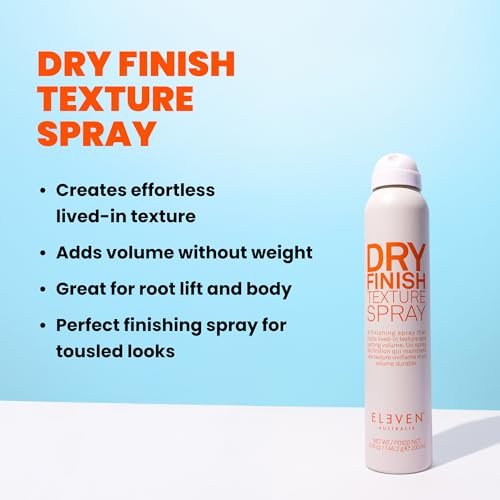 ELEVEN AUSTRALIA Dry Finish Texture Spray - Volumizing Finishing Spray for Women, Matte Finish for All Hair Types, Lightweight, Non-Greasy Formula - 5 oz Avelisse