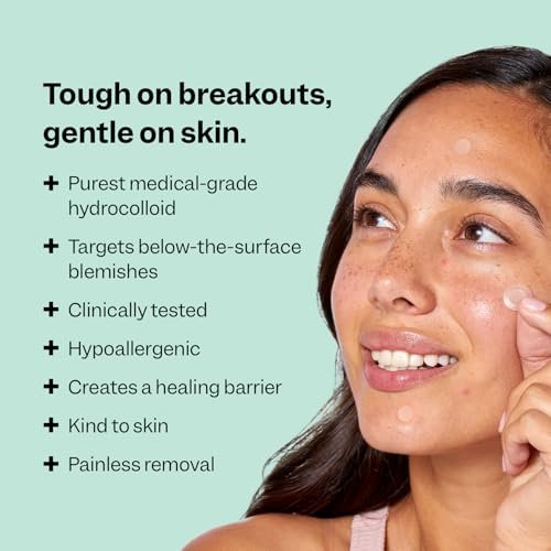 Peach Slices Deep Blemish Microdarts - Early Stage Pimple Patches with Salicylic Acid, Niacinamide, Hyaluronic Acid, Tea Tree Oil & Cica - Vegan & Cruelty Free Korean Skin Care (9 ct) - görsel 6