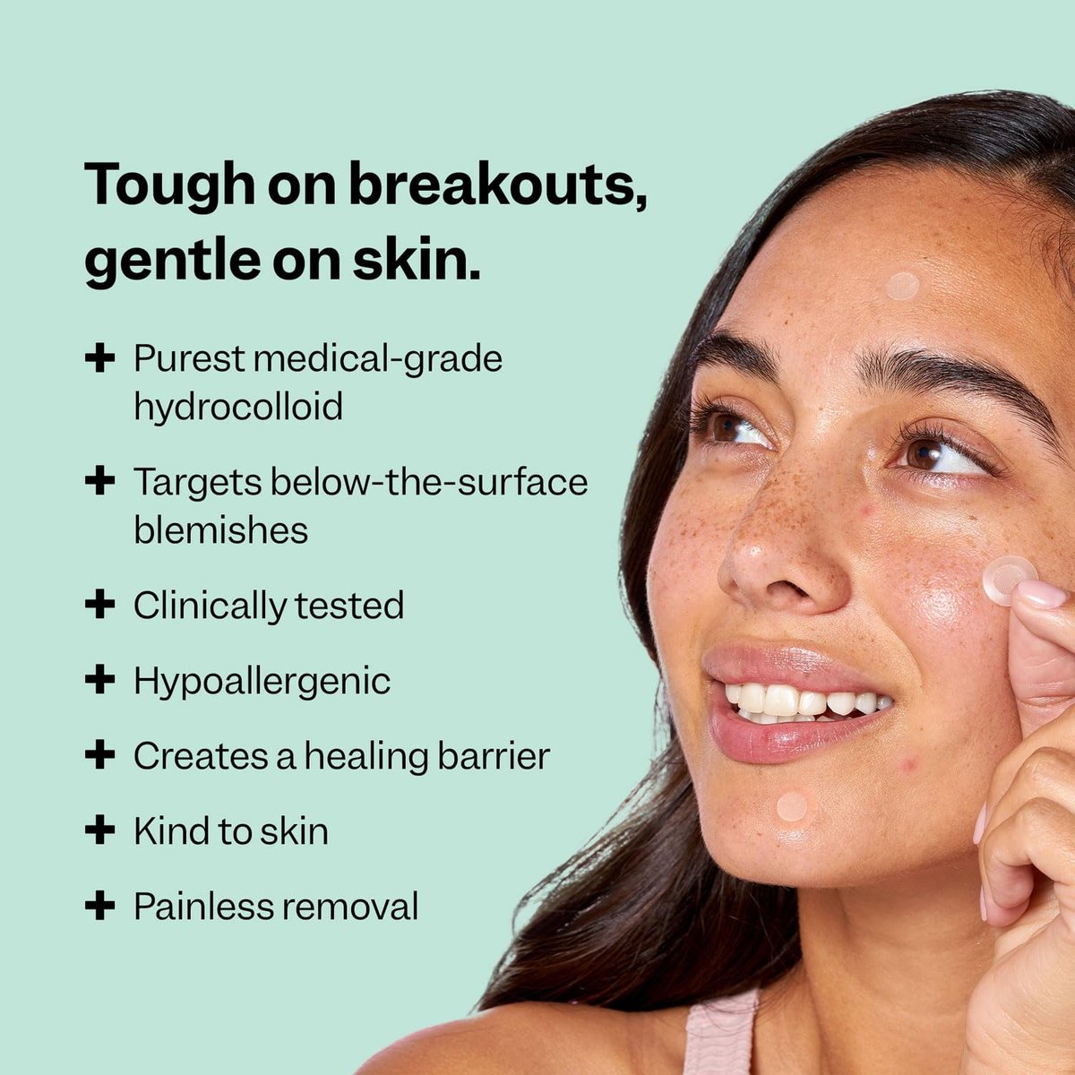 Peach Slices Deep Blemish Microdarts - Early Stage Pimple Patches with Salicylic Acid, Niacinamide, Hyaluronic Acid, Tea Tree Oil & Cica - Vegan & Cruelty Free Korean Skin Care (9 ct) - görsel 5