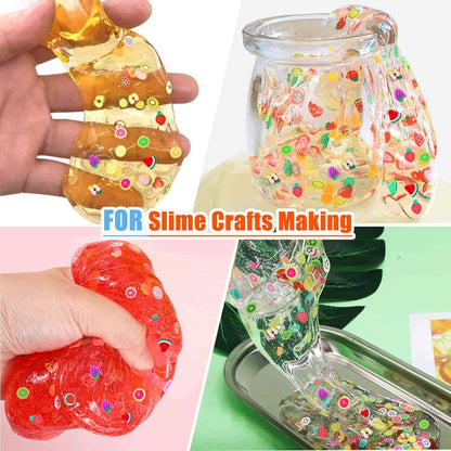 Acejoz 12000 Pcs 15 Styles Assorted Fimo Slices for DIY Slime, Nail Art, Lip Gloss & Cellphone Decorations